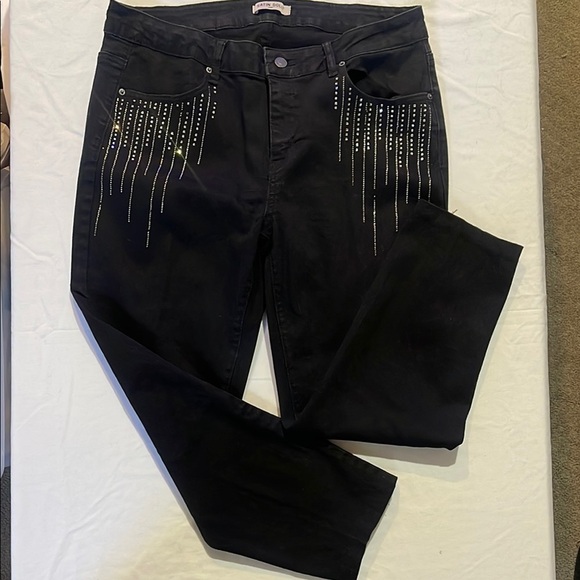 Classic Black Straight Leg Jeans - Picture 1 of 8